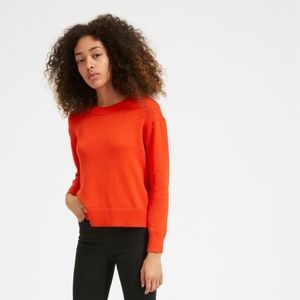 Everlane Cotton Long Sleeve Crew Neck Sweater NWOT